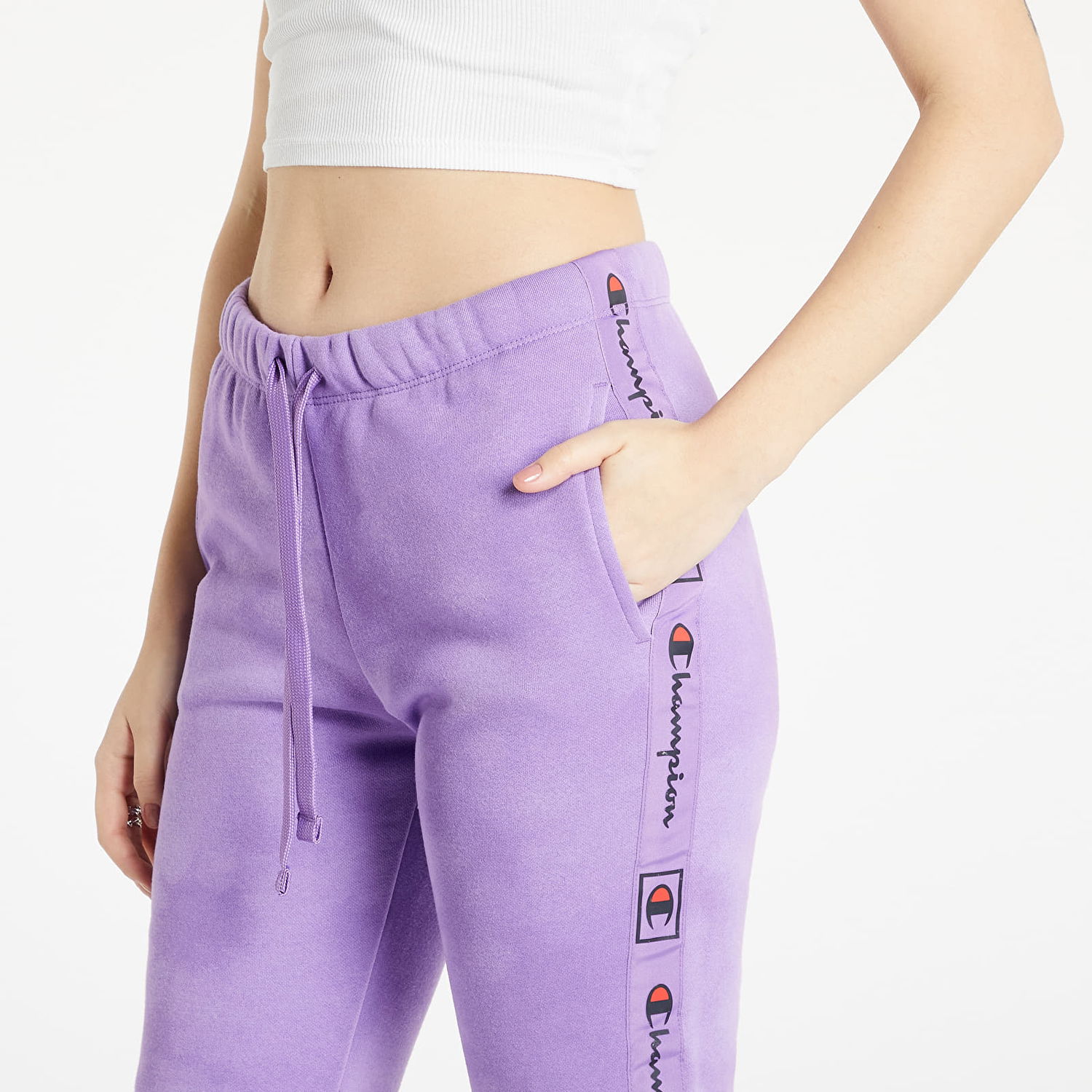 Спортни панталони Champion Printed Sweatpants Washed Purple Лилаво | 114759 CHA VL012, 1