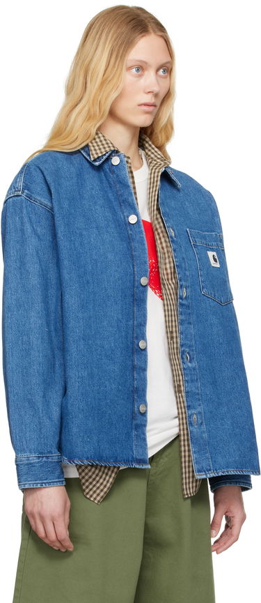 Риза Carhartt WIP Work In Progress Alta Denim Shirt Синьо | I033344 0106, 1