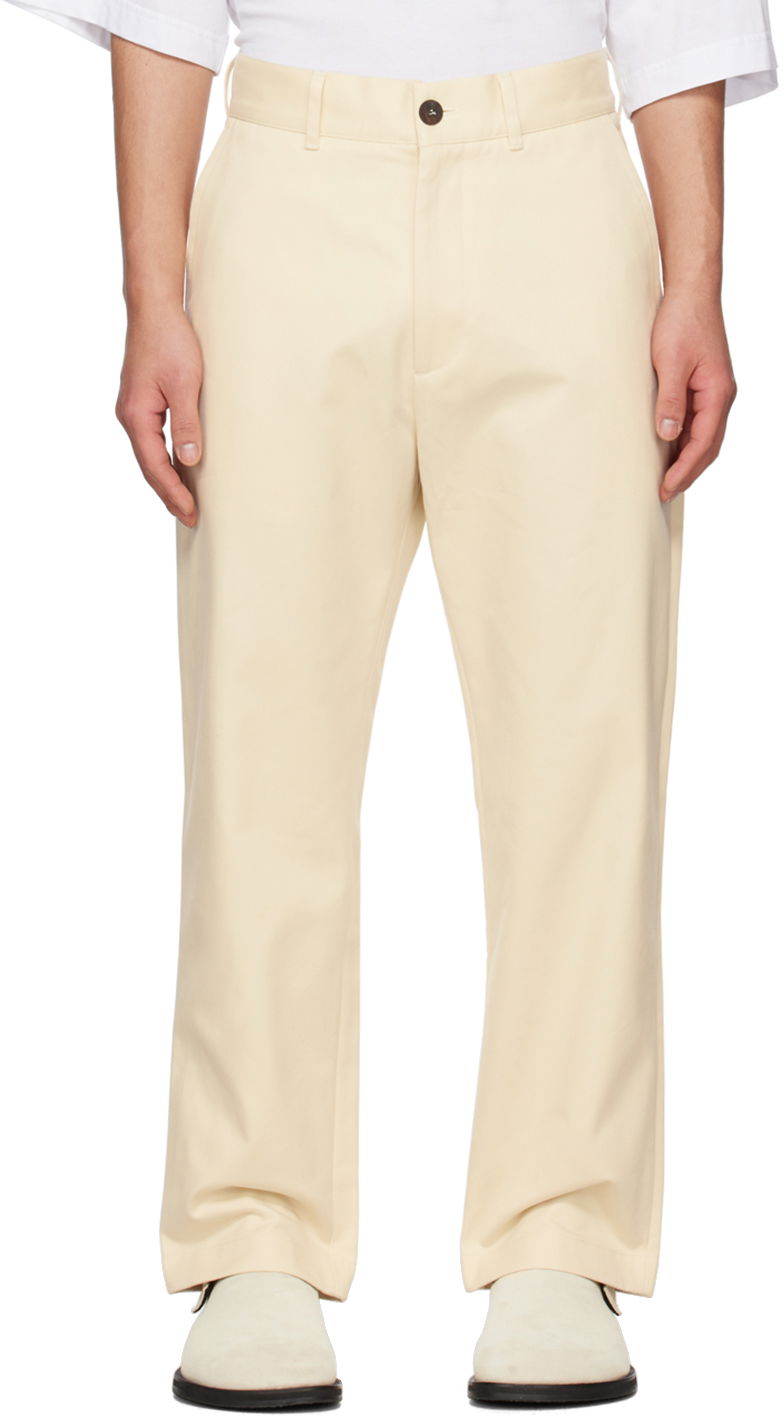 Панталони Studio Nicholson Studio Nicholson Bill Trousers Бежово | BILL SNM - 082 -, 0