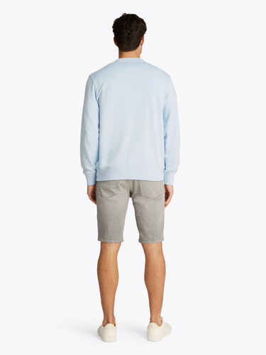 Пуловер Tommy Hilfiger Tommy Hilfiger Men's Essential Terry Crew Sweatshirt Синьо | MW0MW37237C1O, 2