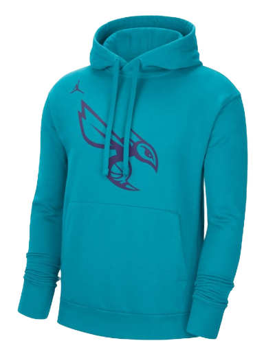 Суитчър Jordan Charlotte Hornets Essential Fleece Pullover Hoodie Тюркоазено | DR9422-415