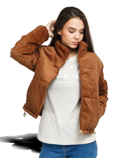 Corduroy Puffer Jacket