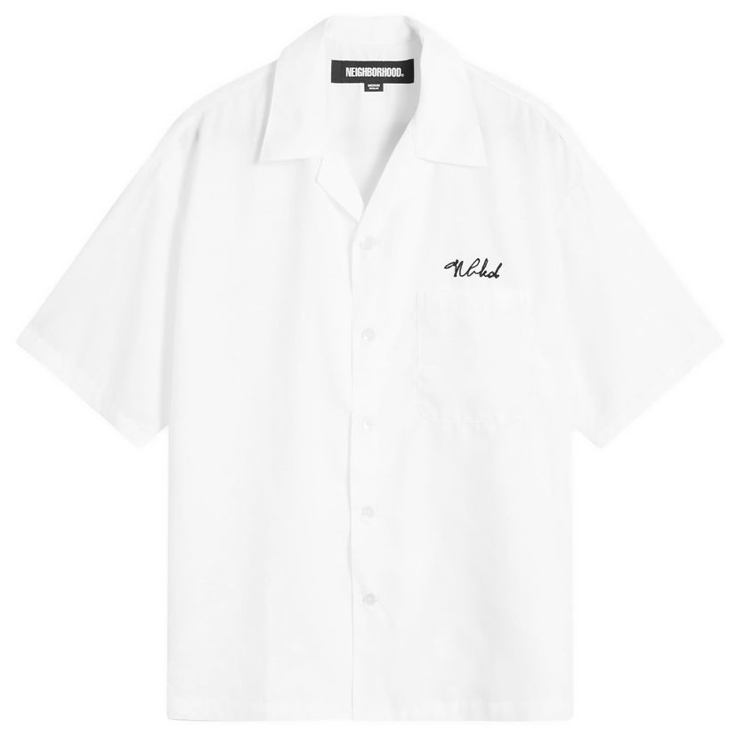 Риза Neighborhood Neighborhood Hawaiian Shirt Бяло | 251TSNH-SHM07-WHT