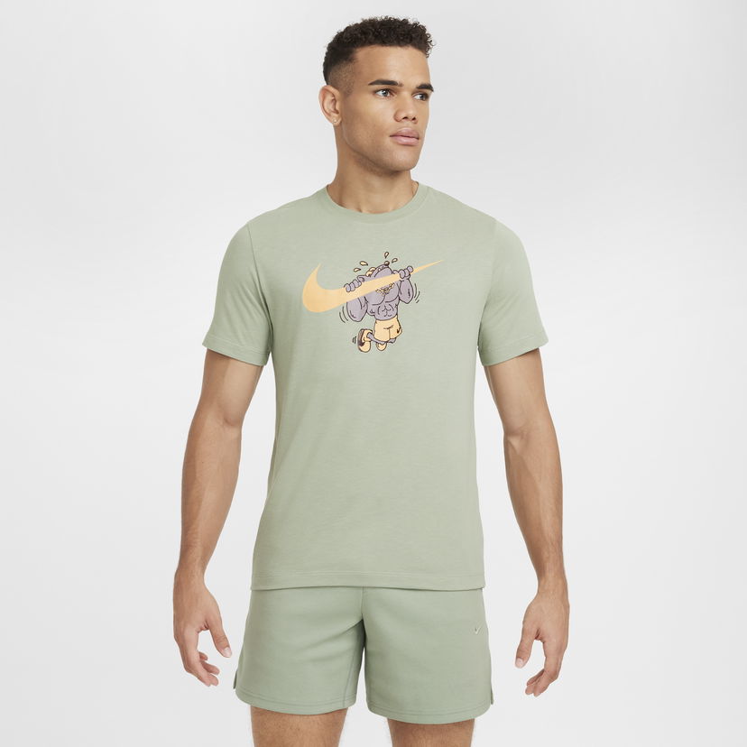 Тениска Nike Dri-FIT Fitness T-Shirt Зелено | HF6142-370