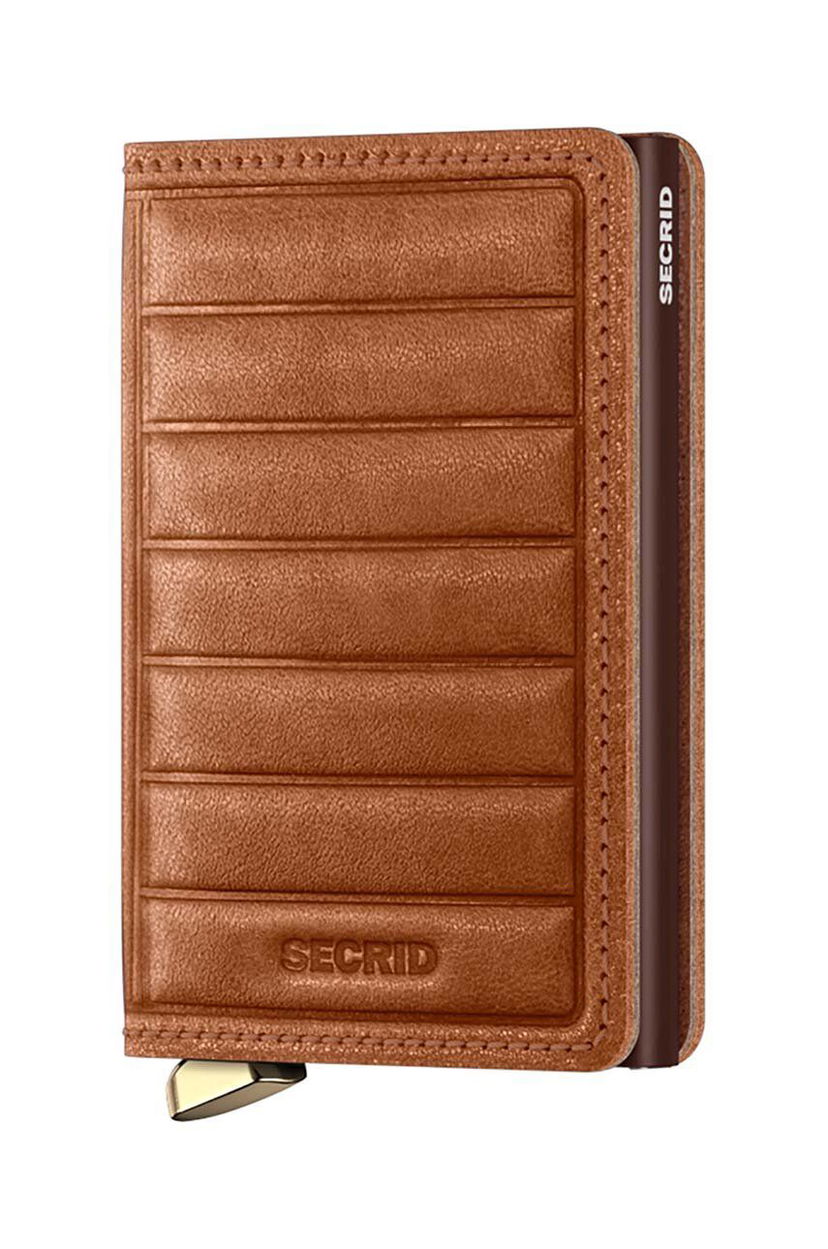 Портфейл Secrid Leather Wallet Кафяво | SEl.Cognac