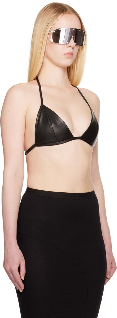 Сутиен Rick Owens Rick Owens Hollywood Leather Bra Черно | RO01E7091 LBY, 1