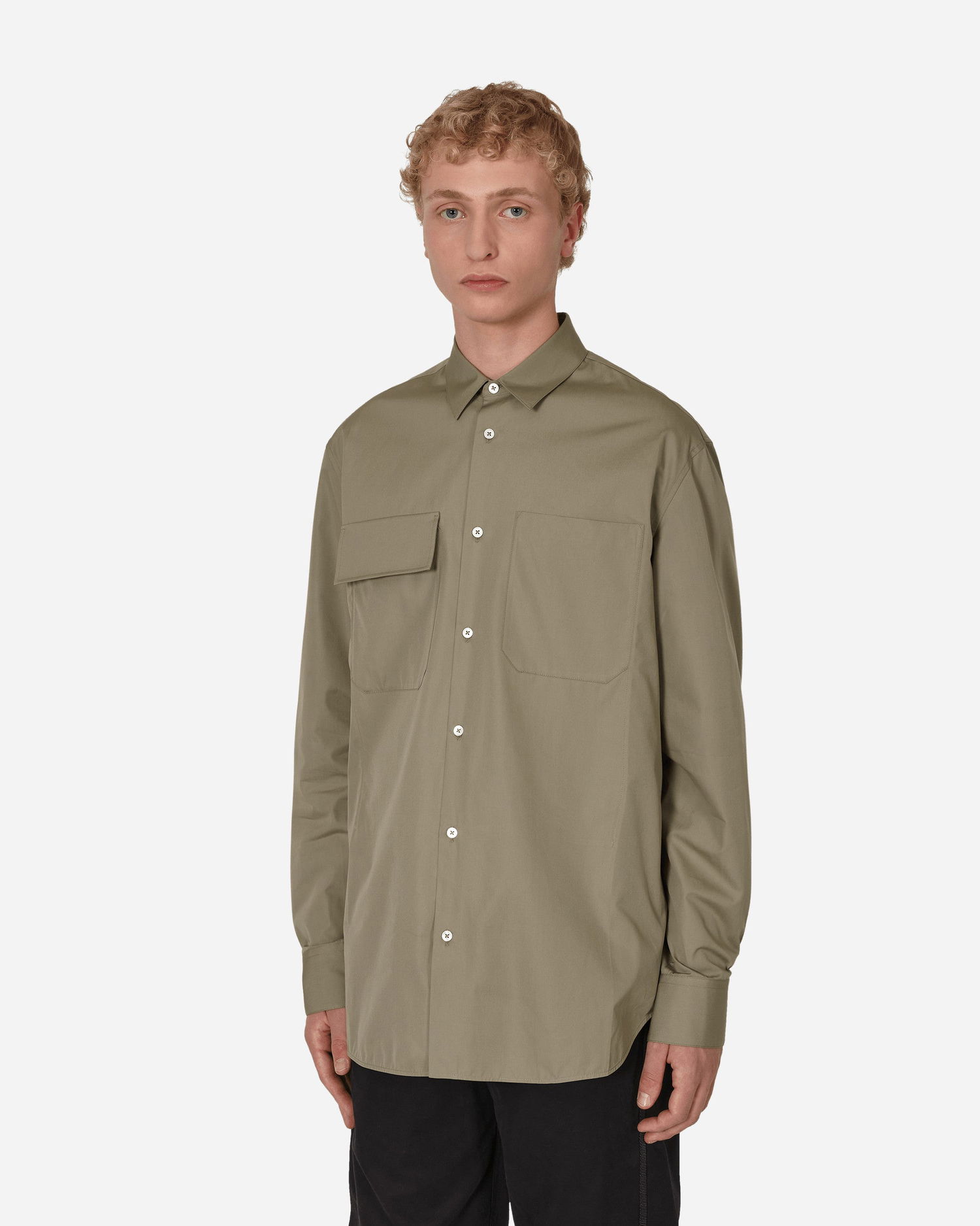 Риза Jil Sander Cotton Shirt Зелено | J23DL0002 317, 0
