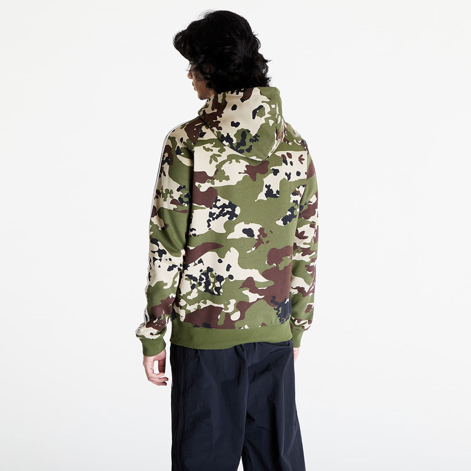Суитчър adidas Originals Camo Hoodie Green Многоцветен | IS0209, 1