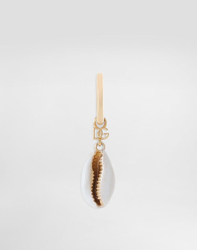 Dolce & Gabbana Single Creole Earring with Shell