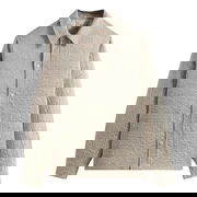 KITH Slub Boucle Boxy Collared Overshirt