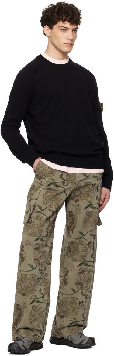 Пуловер Stone Island Stone Island Light Geelong Wool Sweater Черно | K1S15 5100045 S00B4, 4