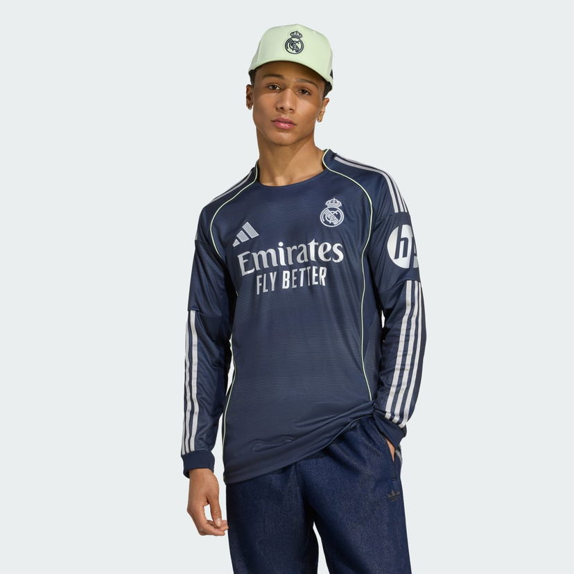 Фланелка adidas Performance Real Madrid 25/26 Away Long Sleeve Jersey Тъмно синьо | JP3939