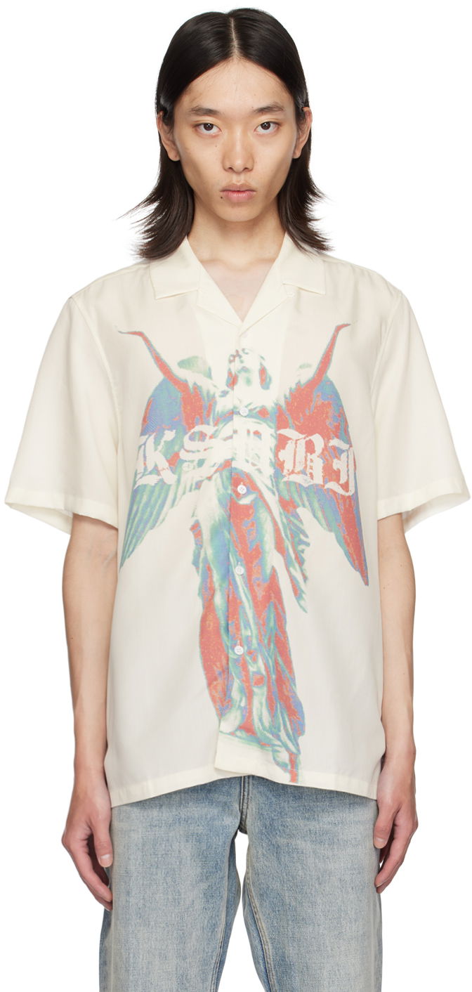 Риза Ksubi Angelik Resort Shirt Бяло | MPF24SH015, 0