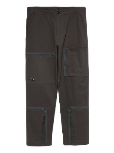 Панталони BAPE Parachute Pants Зелено | 1J30-152-012