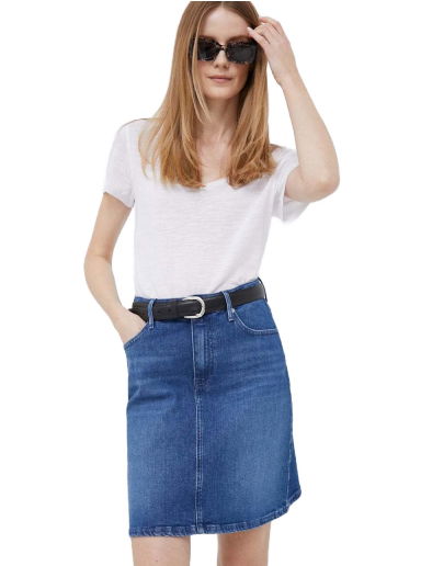 Пола Tommy Hilfiger Denim Skirt Тъмно синьо | WW0WW38186.PPYX