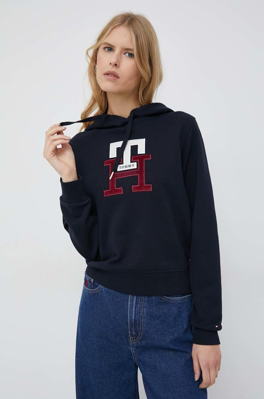 Суитчър Tommy Hilfiger Hoodie Тъмно синьо | WW0WW37441.9BYY, 0