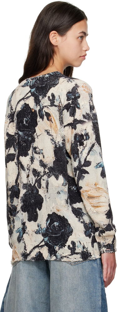 Пуловер R13 R13 Printed Boyfriend Sweater Многоцветен | R13WY199-Y220A, 2