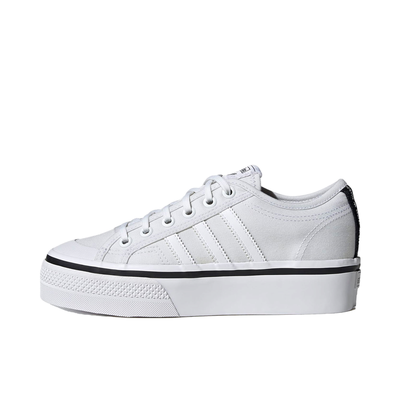 Кецове и обувки adidas Originals Nizza Platform Lo Parley White Black W Бяло | GW3870