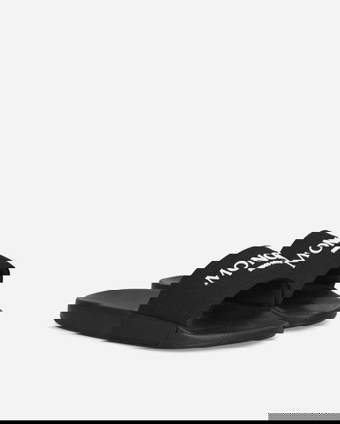 Кецове и обувки Moncler Logo Slides Черно | H109A4C00050 999, 2