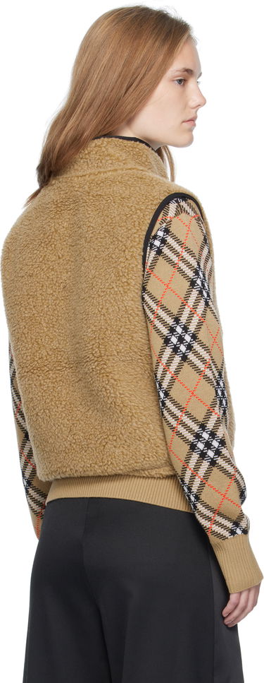 Жилетка Burberry Burberry Cropped Fleece Vest Бежово | 8110159, 2