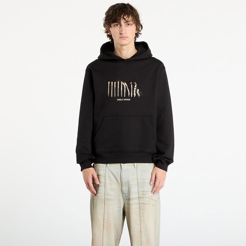 Суитчър DAILY PAPER Daily Paper Light Cycle Hoodie Черно | 2521100