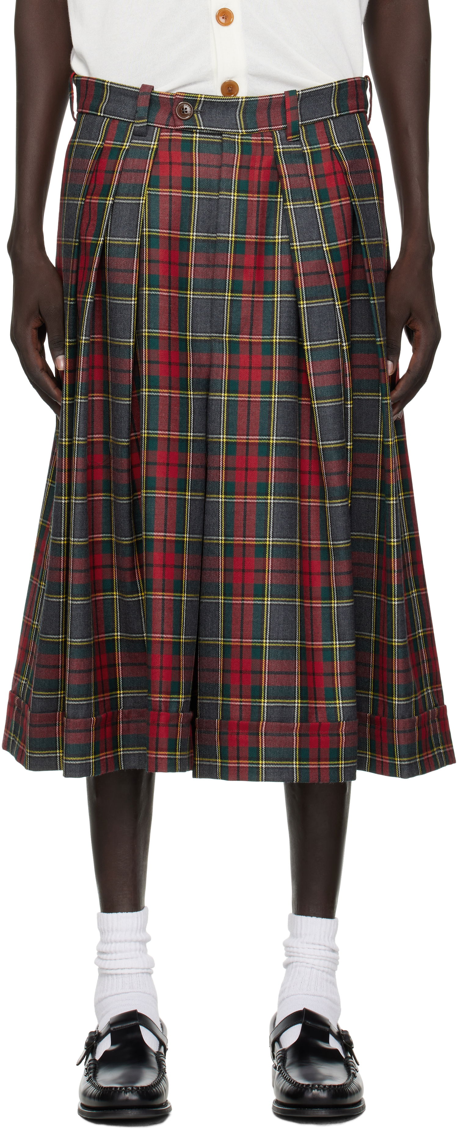 Къси панталони Vivienne Westwood Vivienne Westwood Tartan Culottes Shorts Многоцветен | 3F01000C-W0176-, 0