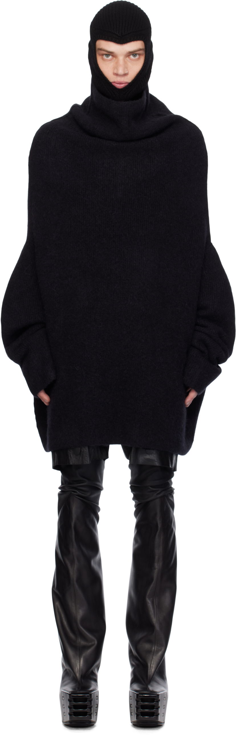 Пуловер Rick Owens Turtleneck Sweater Черно | RR02D6691 KWP