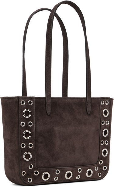 Голяма пазарска чанта Valentino Mini Nellcôte Beaded Floral Studded Woven Tote Металик | 7W2B0R89YDT, 2