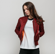 Ladies Basic Bomber Jacket
