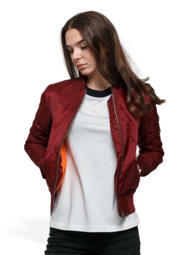 Ladies Basic Bomber Jacket