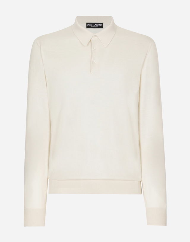 Cashmere And Silk Polo-shirt