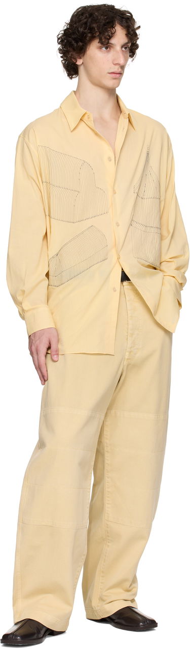 Дънки LEMAIRE Lemaire Big Work Jeans Жълто | PA1152 LD1045, 3