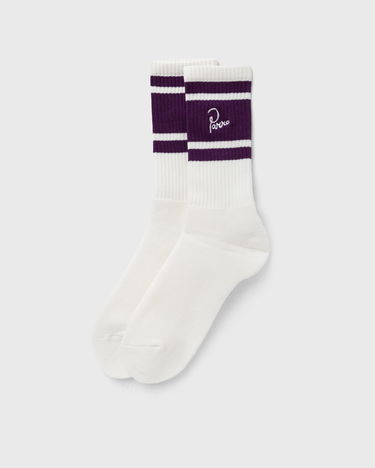 Чорапи By Parra Parra Signature Striped Crew Socks Бяло | 53465, 1