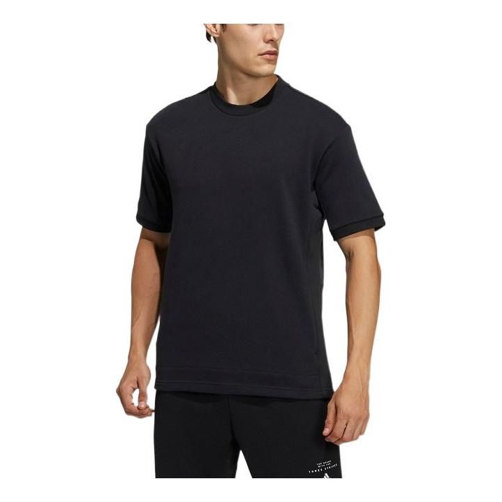Тениска adidas Originals Solid Short Sleeve T-Shirt Черно | GQ1170, 0