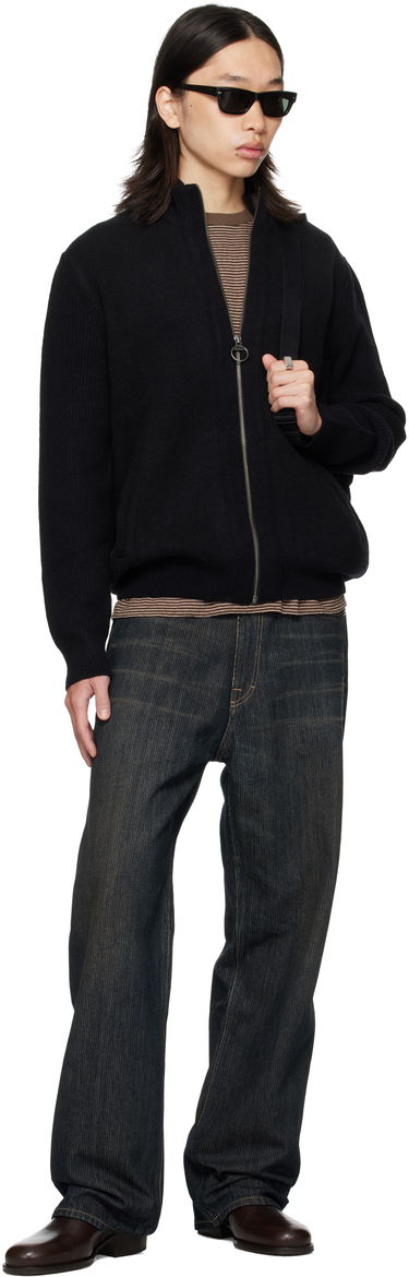 Пуловер Barbour Barbour Milburn Zip Cardigan Черно | MKN1661BK31, 3