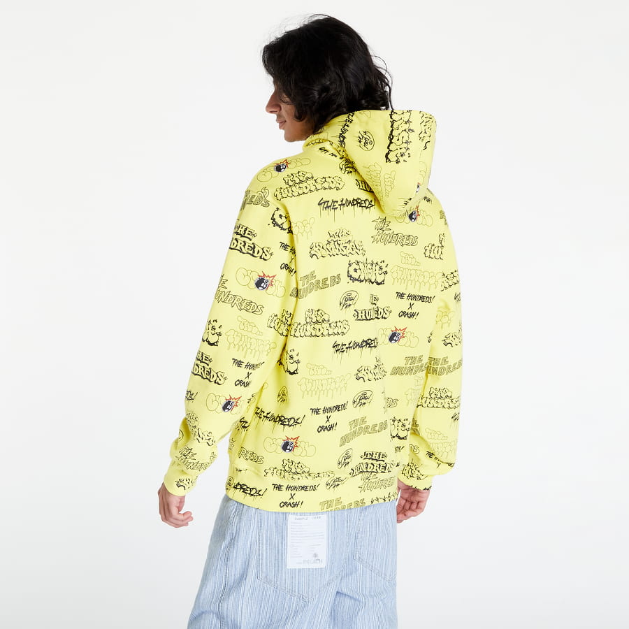Суитчър THE HUNDREDS Bomb Pullover Hoodie Жълто | T22F202022 YLW, 1