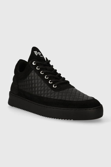 Кецове и обувки Filling Pieces Low Top Quilted Черно | 10100151861, 1