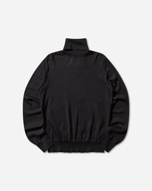 Elbow Patch Turtleneck Sweater