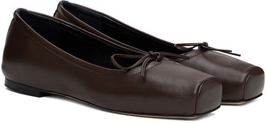 Облекло Aeyde Aeyde Gabriella Ballerina Flats Кафяво | A11-FL-GBRS08FL26-SS24-953-007, 3