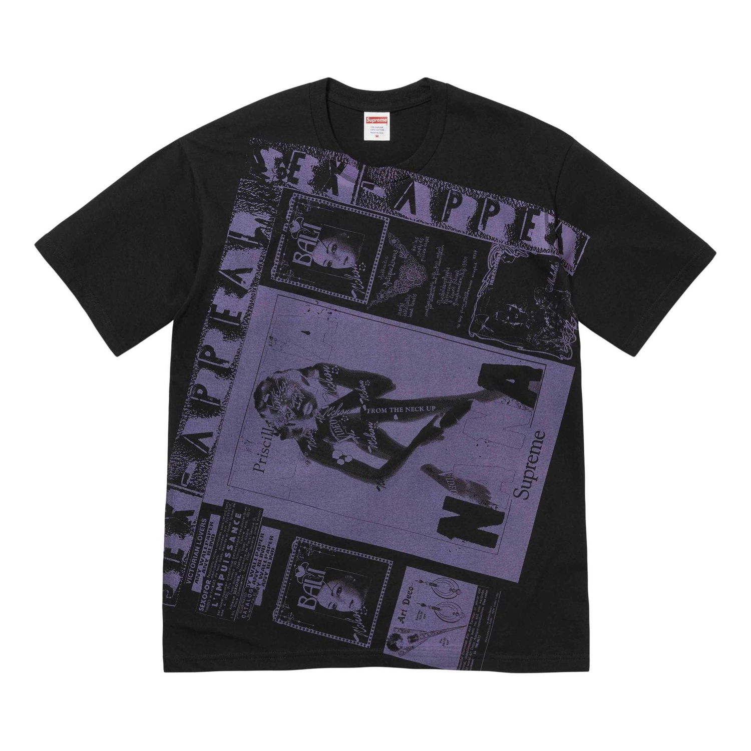 Тениска Supreme Collage Print T-Shirt Черно | SUP-SS24-156, 0