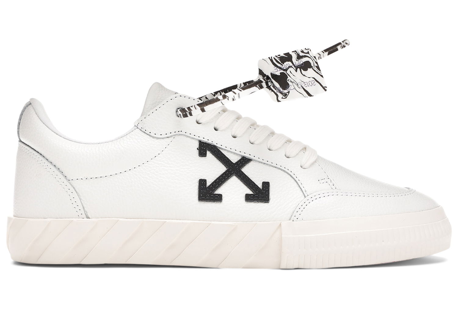 Кецове и обувки Off-White Low Vulc "White Iridescent" Бяло | OMIA085E20LEA0010181, 0