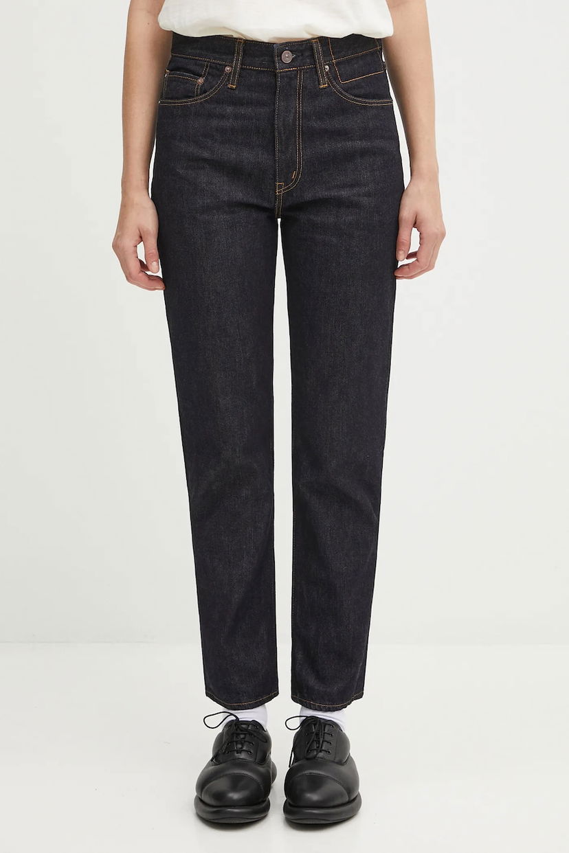Дънки visvim Visvim Social Sculpture High-Waisted Jeans Синьо | 325105005001