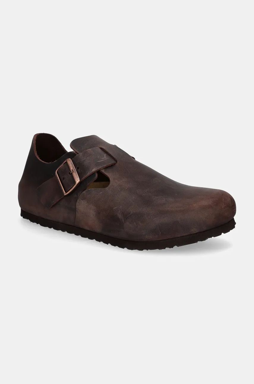 Кецове и обувки Birkenstock London Low Sandals Кафяво | 166531.HAB, 0