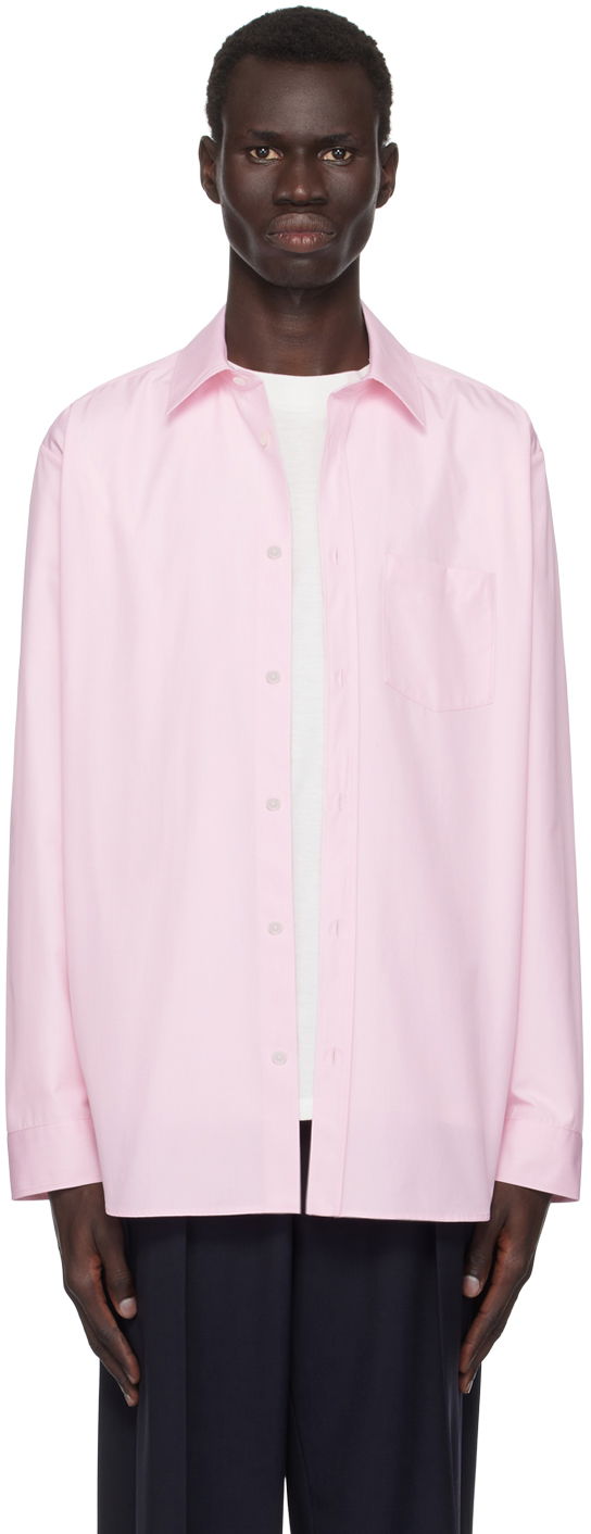 Риза The Row Ezra Shirt Розово | 707-W3231, 0
