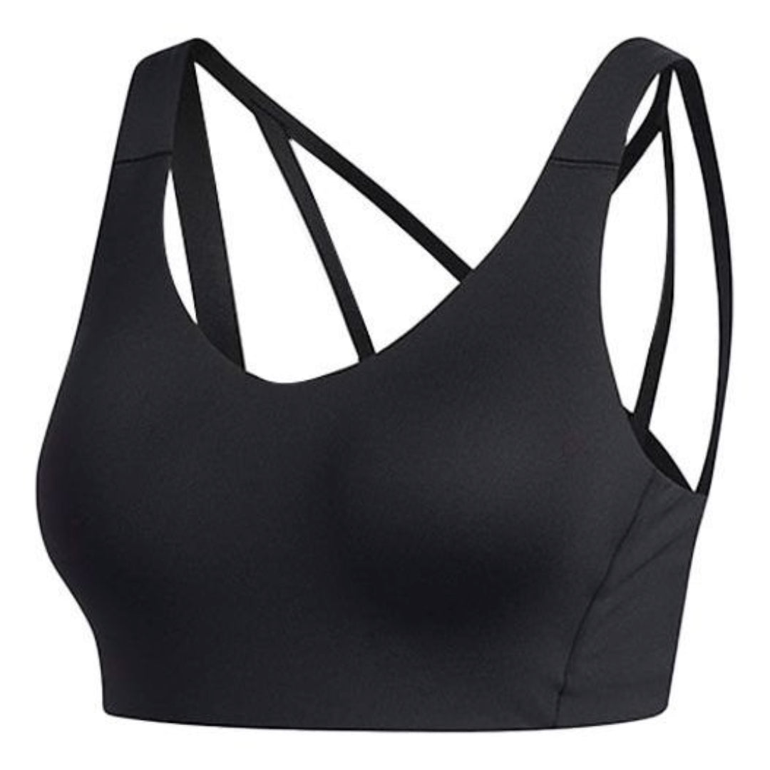 Сутиен adidas Originals Stronger For It Alpha Sports Bra Черно | FL2365, 0