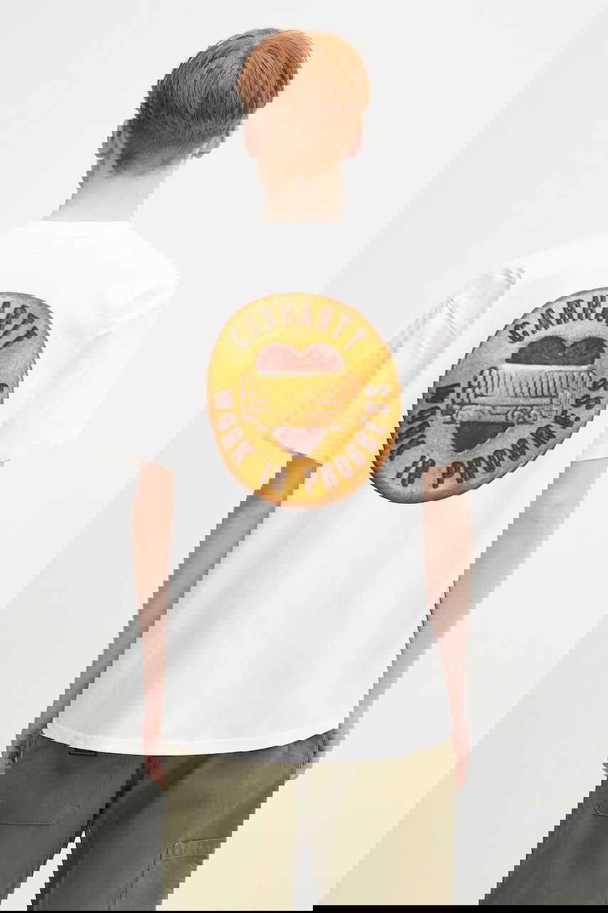 Тениска Carhartt WIP Short-Sleeve Graphic T-Shirt Бяло | I034658.02XX, 0