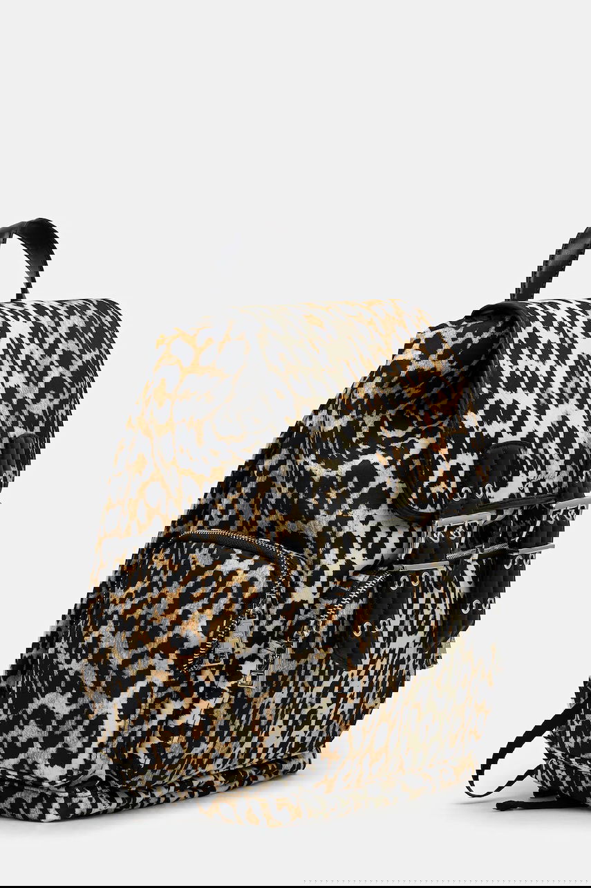 Раница GANNI GANNI Bucky Nylon Print Backpack Многоцветен | A6527, 1