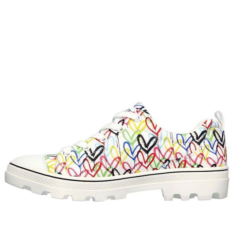 Кецове и обувки Skechers JGoldcrown x Roadies Hashtag Love Бяло | 155505-WMLT, 0