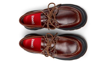 Кецове и обувки Camper Brutus+ Chunky Laced Loafers Кафяво | K101067-001, 4