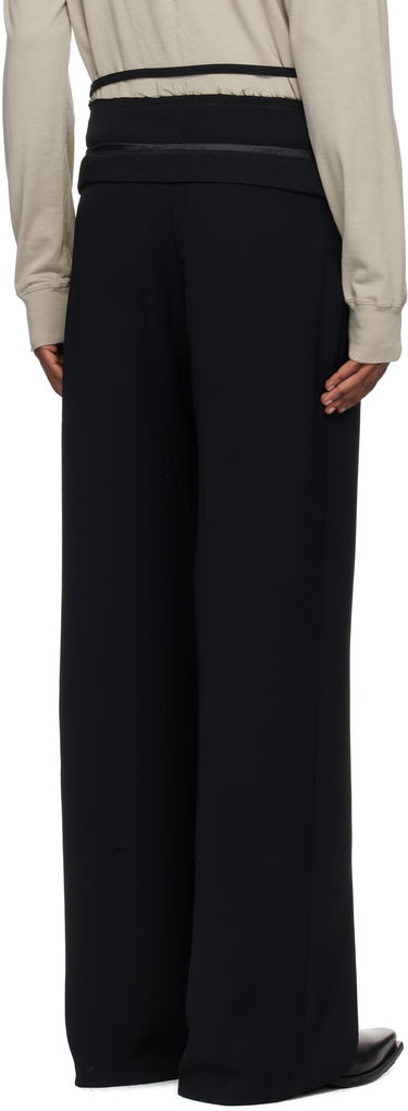 Панталони Ottolinger Ottolinger Double Fold Suit Trousers Черно | 1230801921, 2
